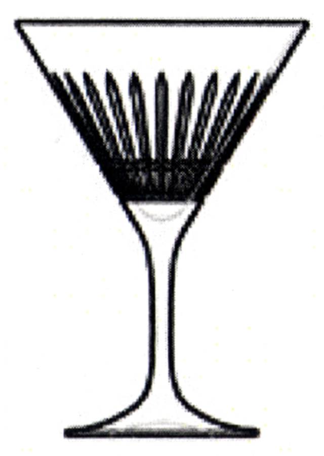 New Vintage Martini Glass by Reed & Barton-1