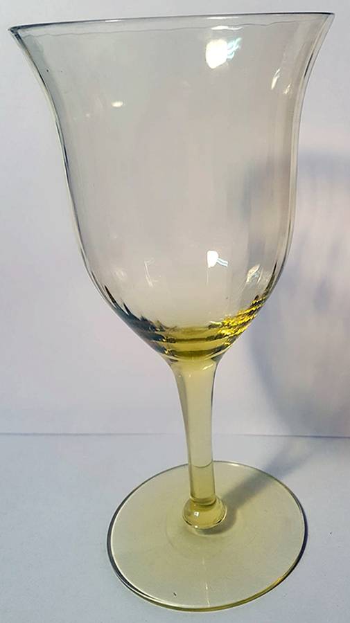 14180 Vaseline Water Goblet by Tiffin-Franciscan-1