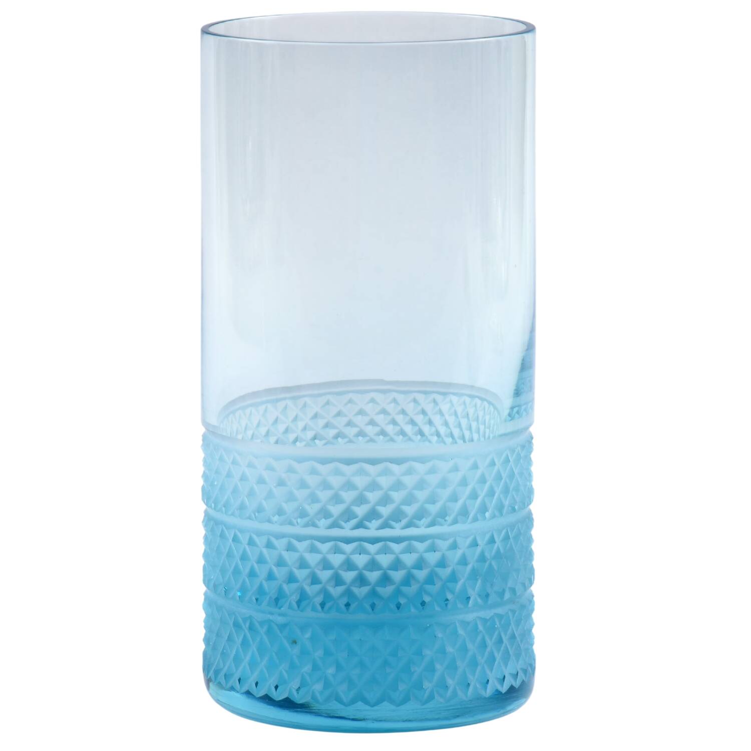 Diamond Point Blue Highball by Tiffany-1