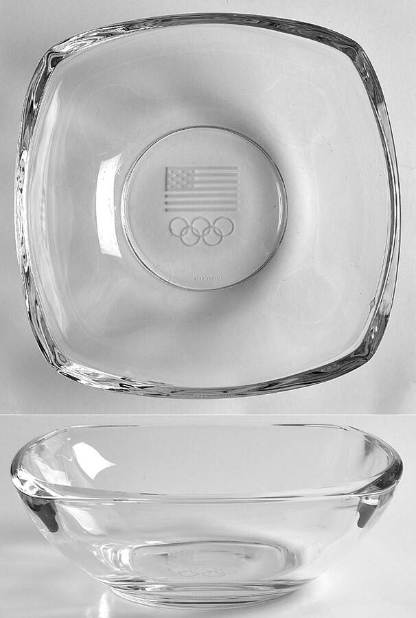 Olympics 6" Square Bowl by Tiffany-1