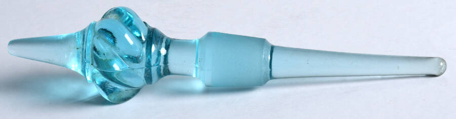 331 Aqua Stopper for Cologne Bottle by Tiffin-Franciscan-1