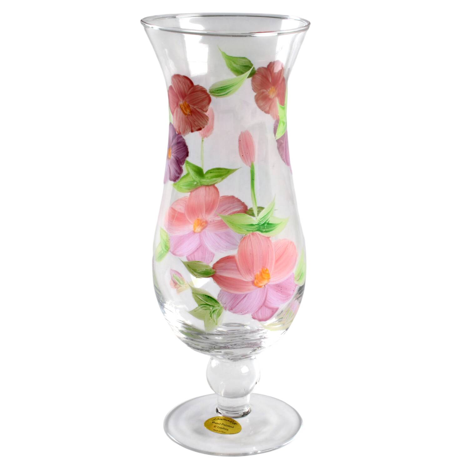 Giftware 8" Footed Vase by Teleflora Crystal-1