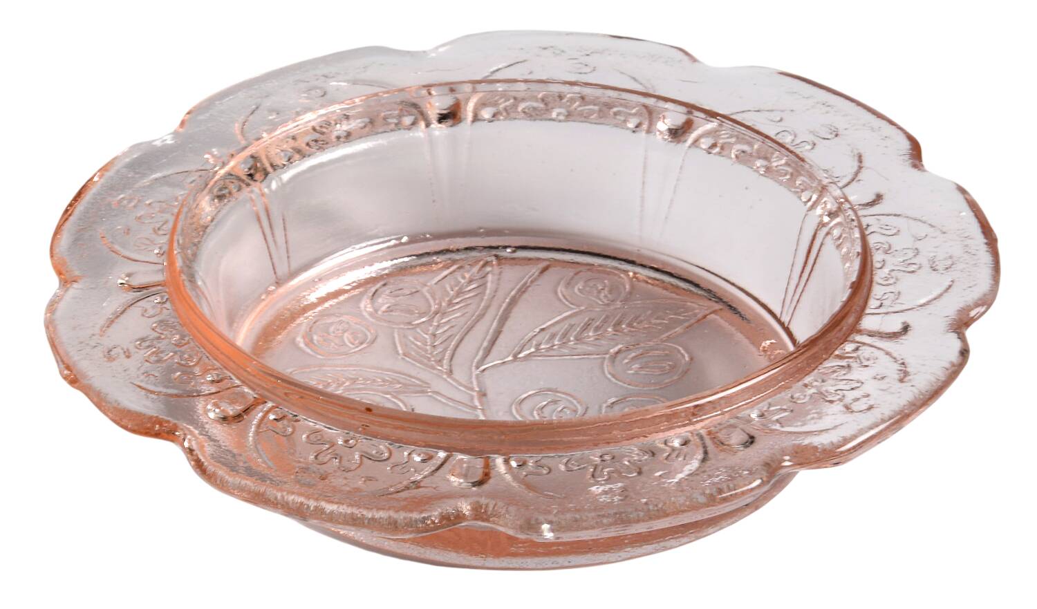 Cherry Blossom Reproductions Round Butter Dish No Lid by Unknown Manufacturer-1