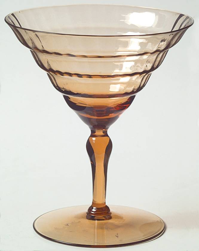 Mandalay Dine Amber Champagne/Tall Sherbet by Utility Glass-1