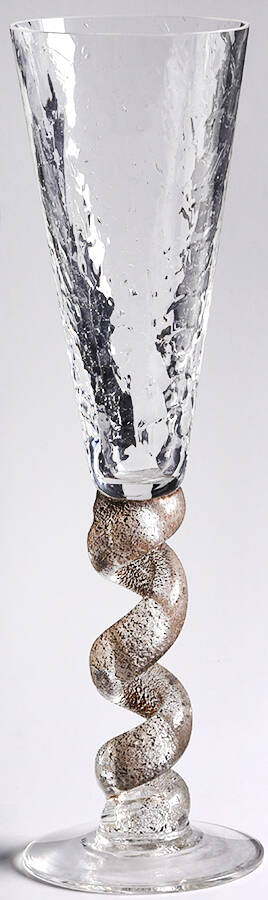 Spiral Silver Fluted Champagne by Union Street-1