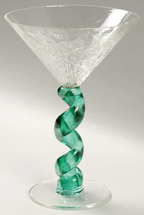 Spiral Emerald Green Double Martini by Union Street-1