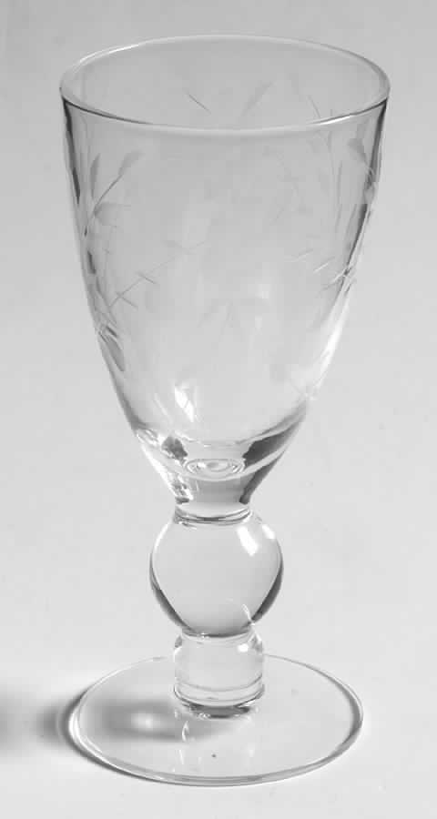 UNK102 Clear (No Trim) Sherry Glass by Unknown Manufacturer-1