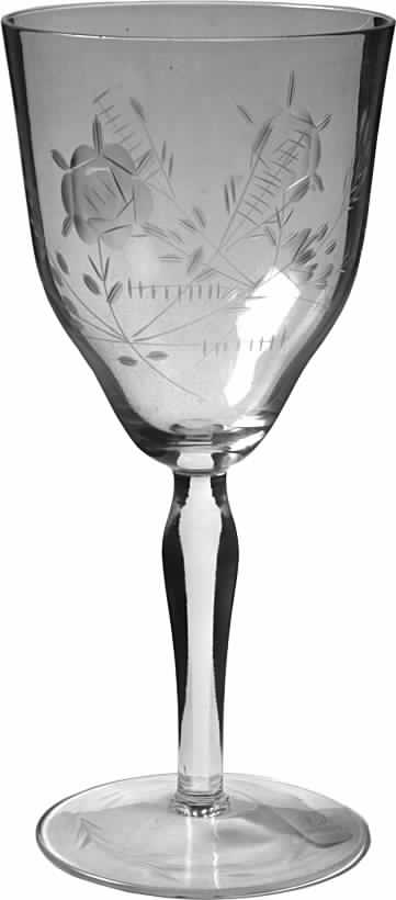 UNK105  Water Goblet by Unknown Manufacturer-1