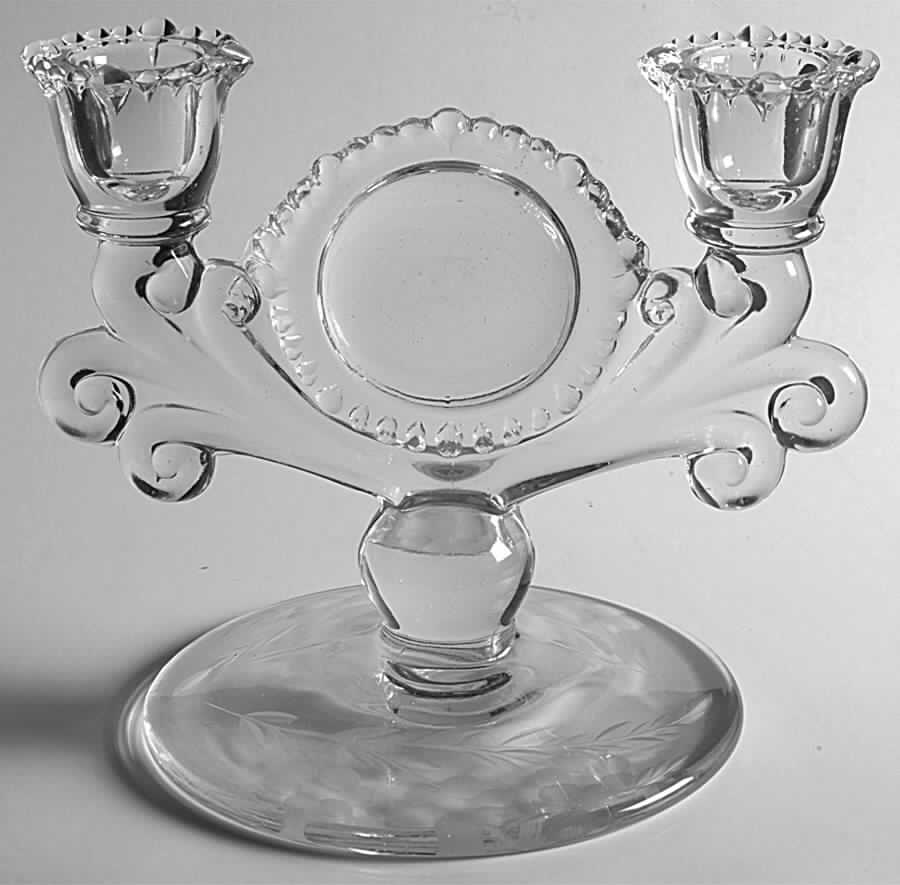 UNK224 Double Light Candlestick by Unknown Manufacturer-1