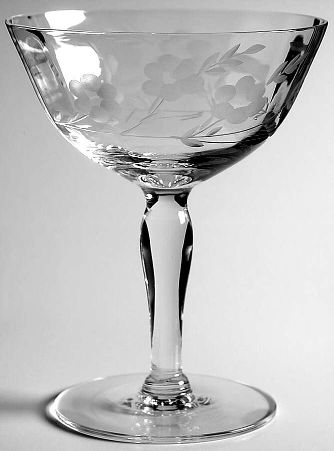 UNK224 Champagne/Tall Sherbet by Unknown Manufacturer-1