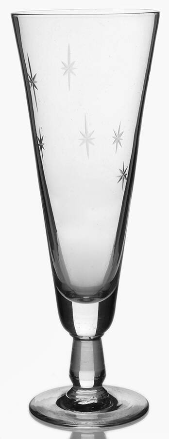 Venetian Star Pilsner Glass by Unknown Manufacturer-1