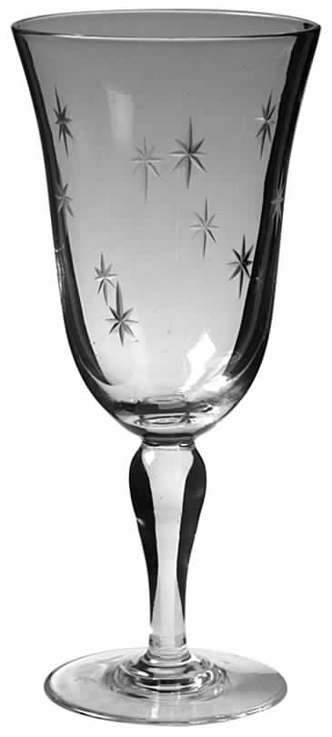 Venetian Star Water Goblet by Unknown Manufacturer-1