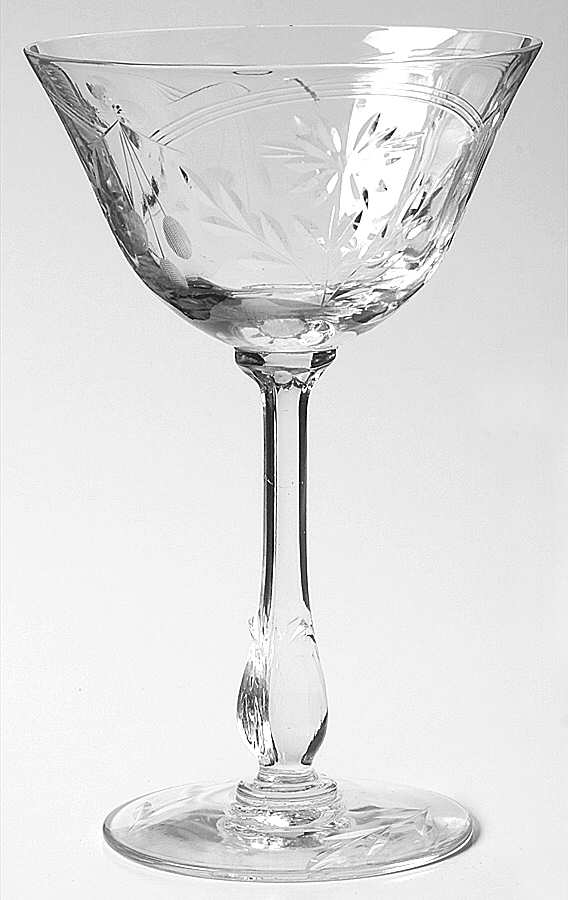 UNK313 Champagne/Tall Sherbet by Unknown Manufacturer-1