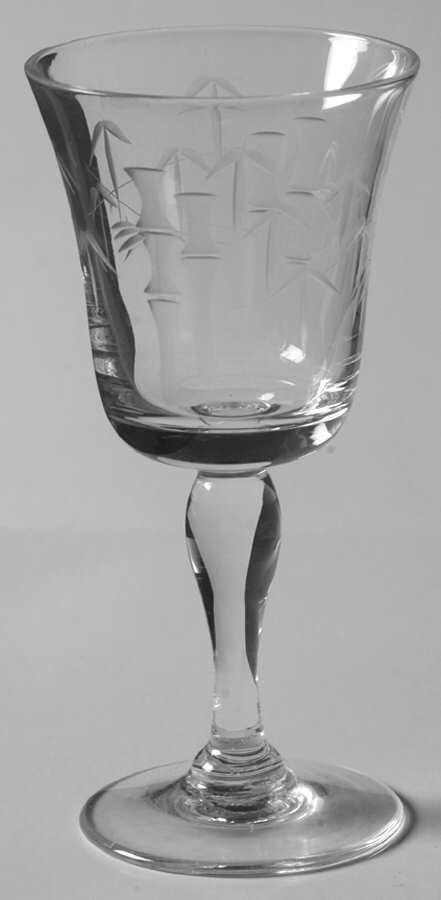 Bamboo (Smooth Bulbous Stem) Wine Glass by Sasaki-1