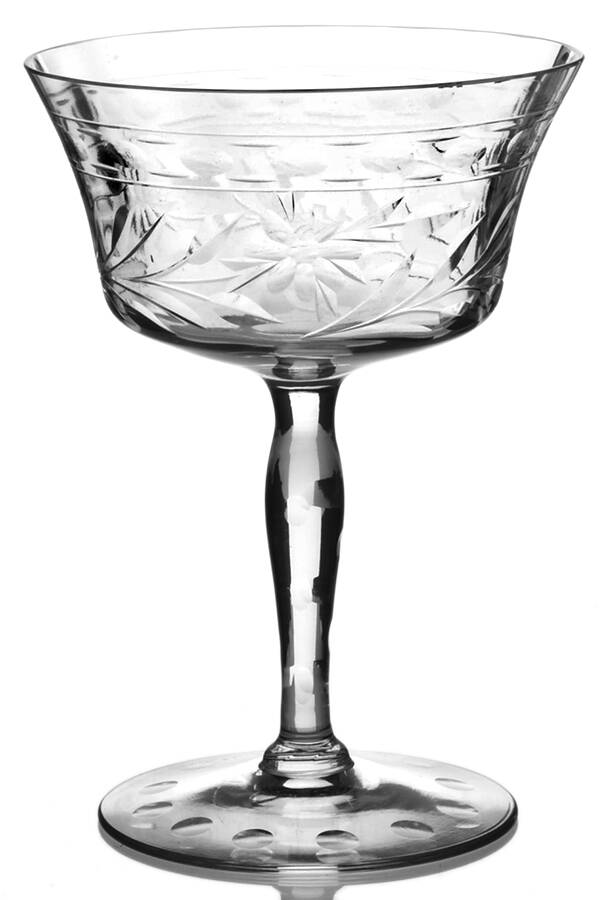 UNK334  Champagne/Tall Sherbet by Unknown Manufacturer-1