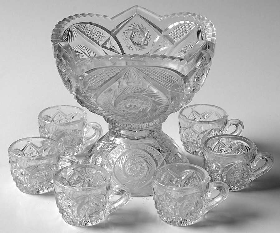 Buzz Star Clear Child's Punch Set (Bowl, 6 Cups) by US Glass-1