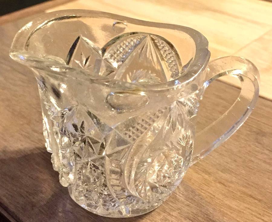 Buzz Star Clear Child's Creamer by US Glass-1