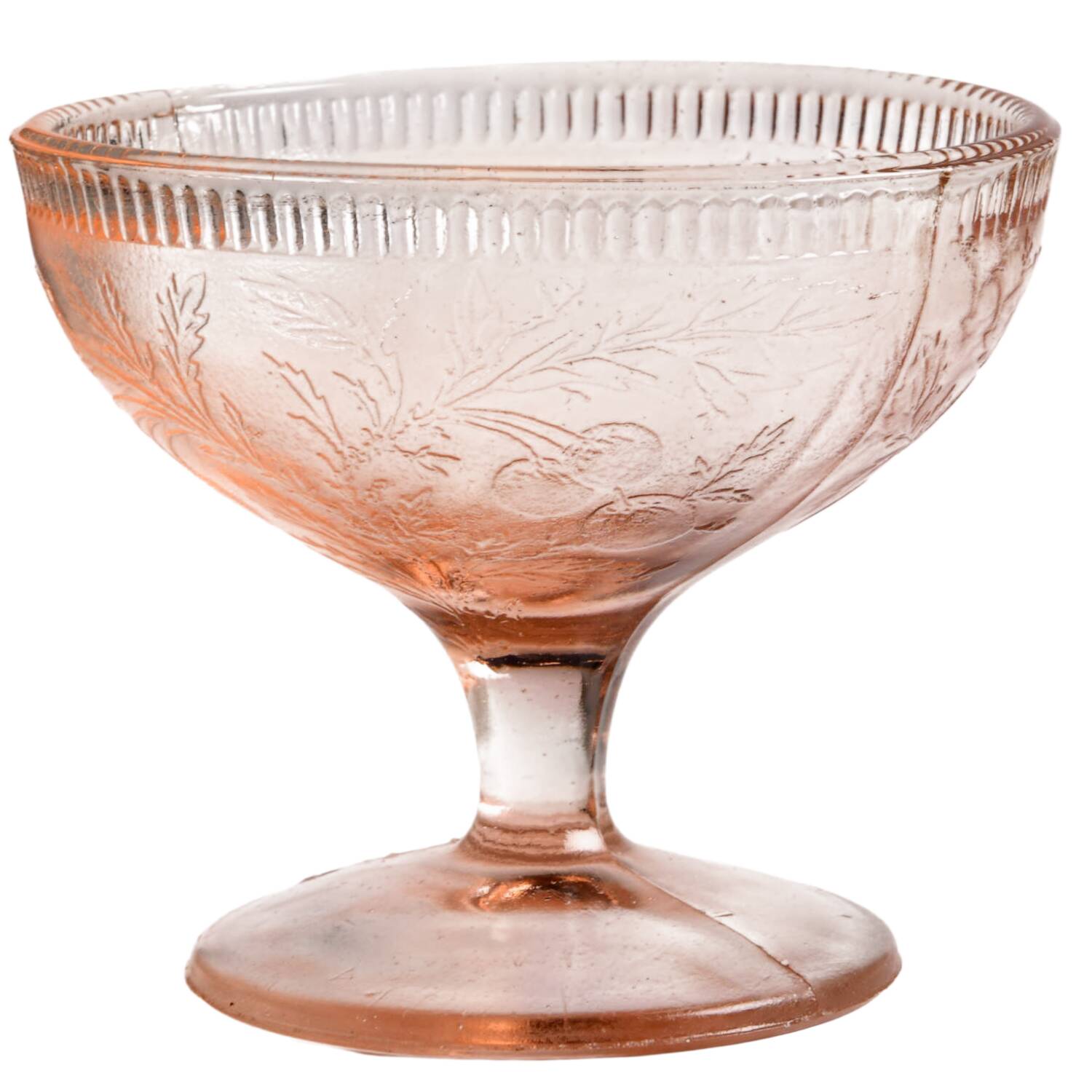 Cherryberry Pink Champagne/Tall Sherbet by US Glass-1