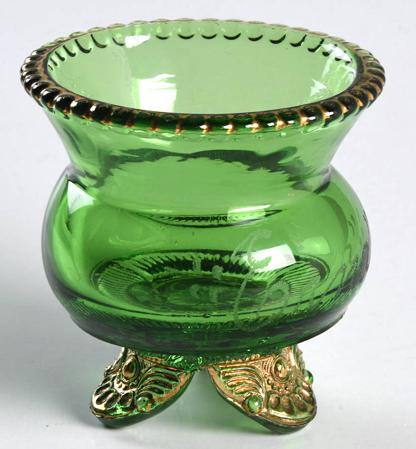 Colorado Green Toothpick Holder by US Glass-1