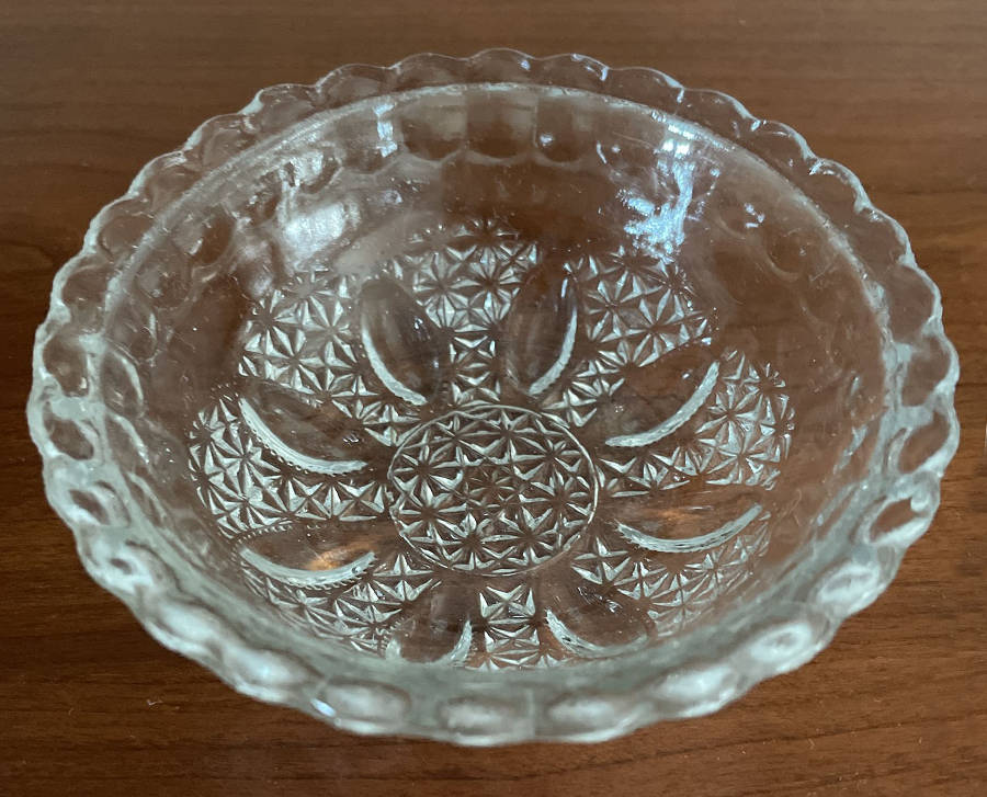 Cottage Clear Small Fruit Dessert Bowl by US Glass-1