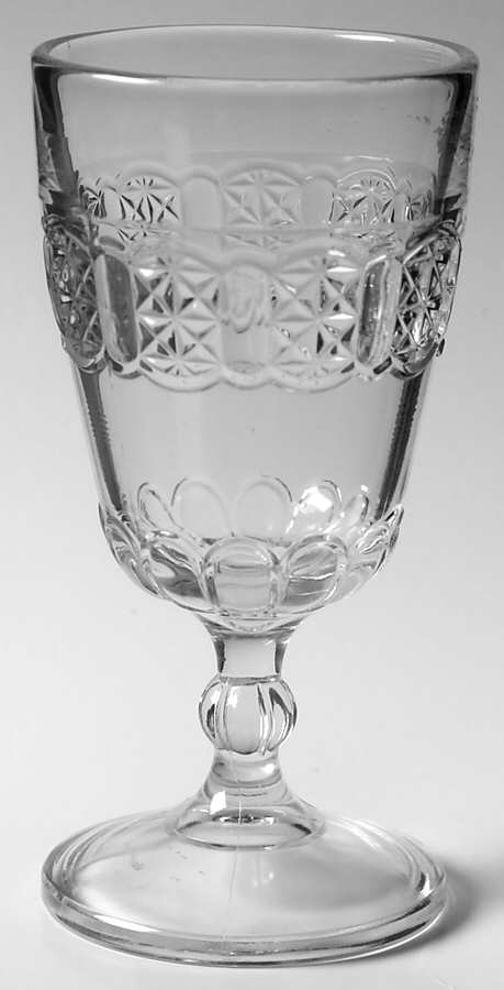 Cottage Clear Water Goblet by US Glass-1