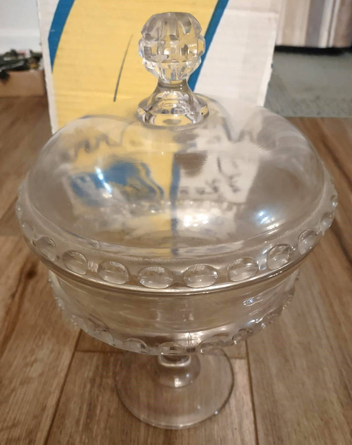 Dakota 8" Compote & Lid by US Glass-1