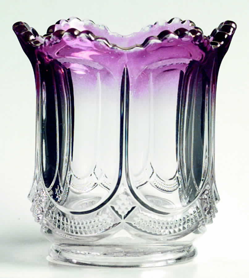 Galloway Flashed Open Spooner by US Glass-1