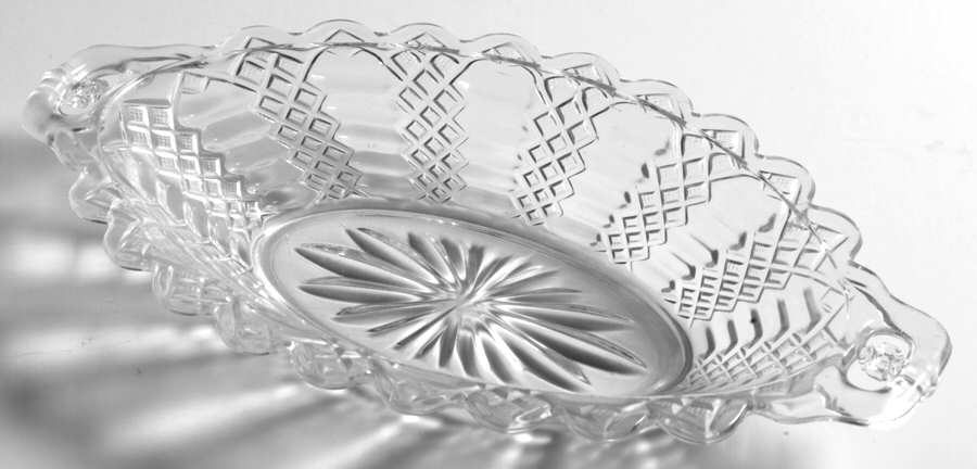 Jacob's Ladder Pickle Dish by US Glass-1