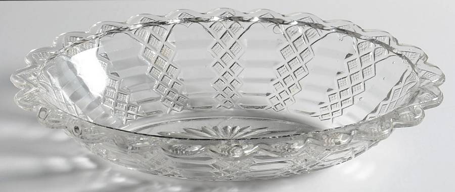Jacob's Ladder 7" Oval Bowl by US Glass-1