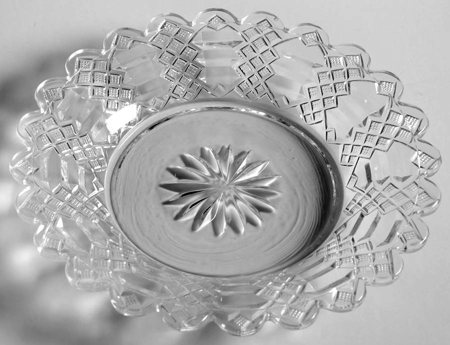 Jacob's Ladder Bread & Butter Plate by US Glass-1