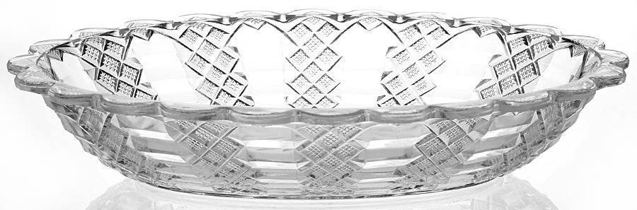 Jacob's Ladder 10" Oval Bowl by US Glass-1