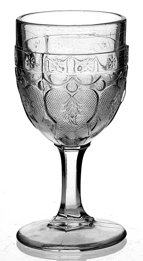 Leaf and Dart Cordial Glass by US Glass-1
