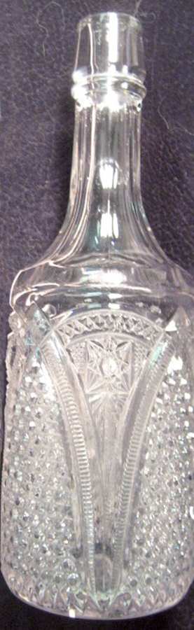 Massachusetts Clear Bar Bottle No Lid by US Glass-1
