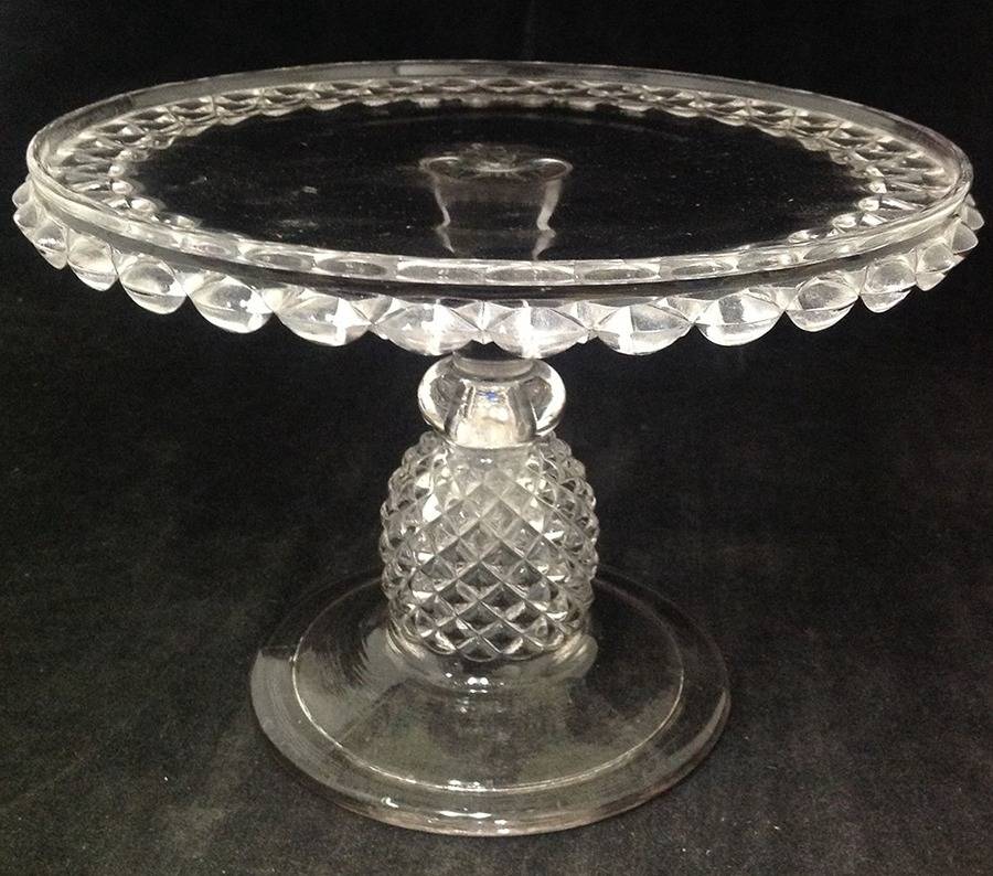 Pavonia Round Cake Stand by US Glass-1