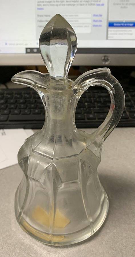 Portland Cruet & Stopper by US Glass-1