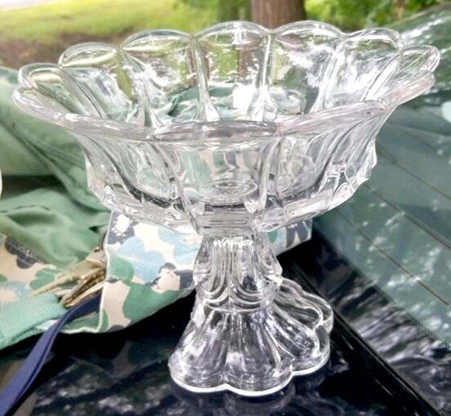 Portland Round Compote (Height X Width) by US Glass-1