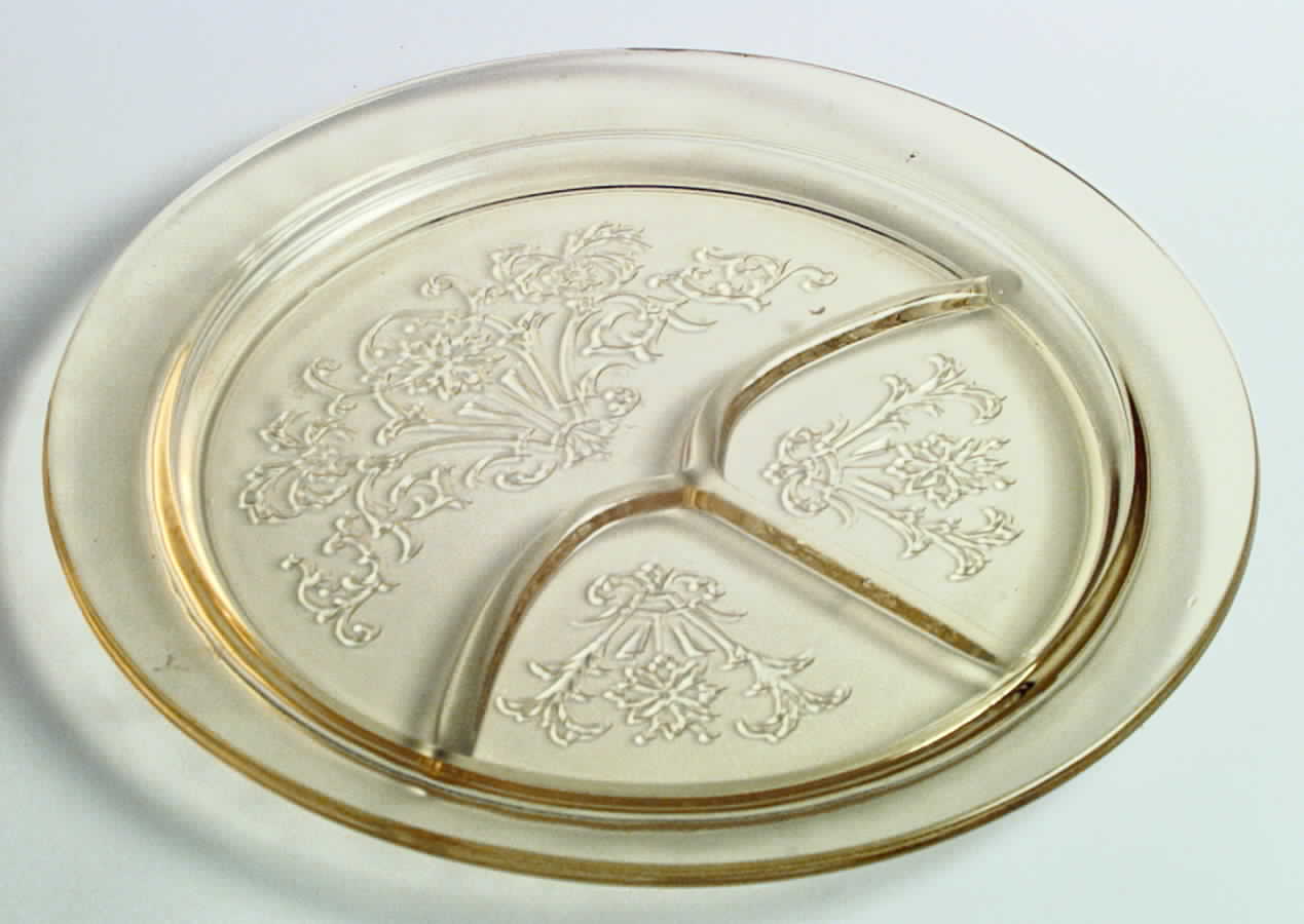 Primo Yellow Grill Plate by US Glass-1