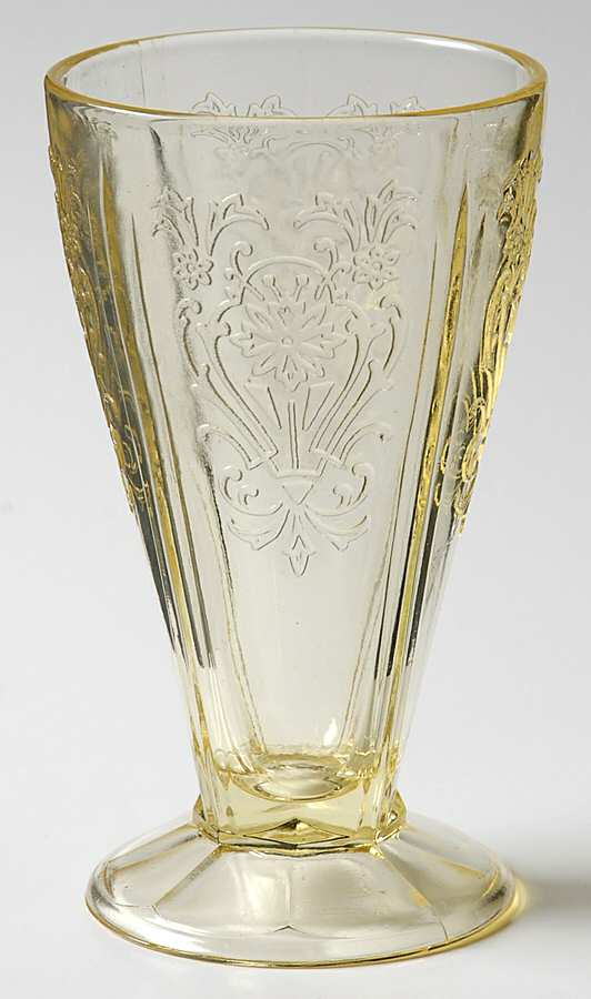 Primo Yellow 9 Oz Footed Tumbler by US Glass-1