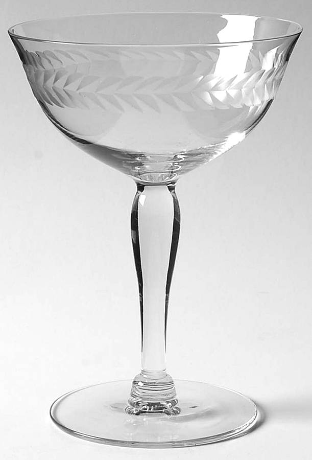 UNK382 Champagne/Tall Sherbet by Unknown Manufacturer-1