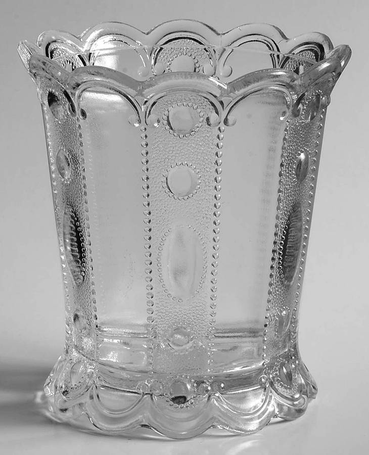 Jewel with Dewdrop Open Spooner by US Glass-1