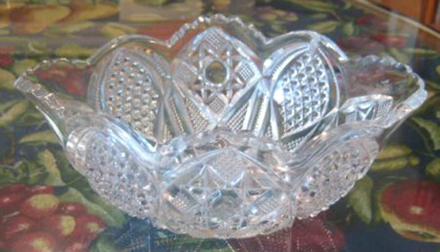 Minnesota Clear 8" Oval Bowl by US Glass-1