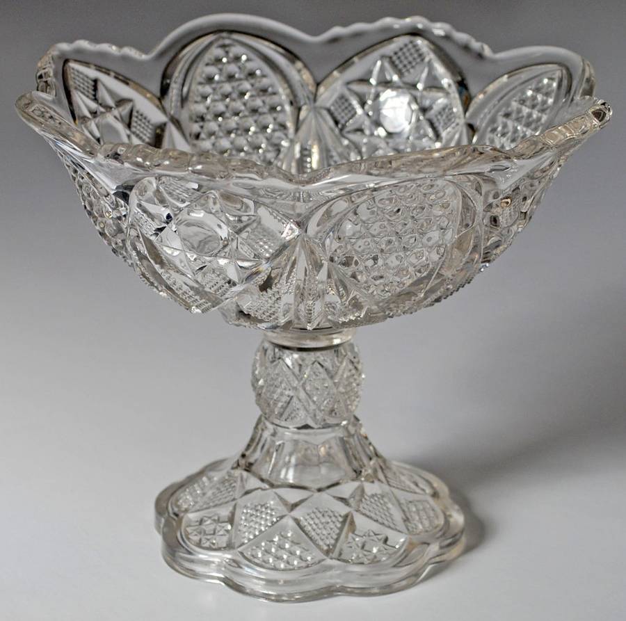 Minnesota Clear Round Compote (Height X Width) by US Glass-1
