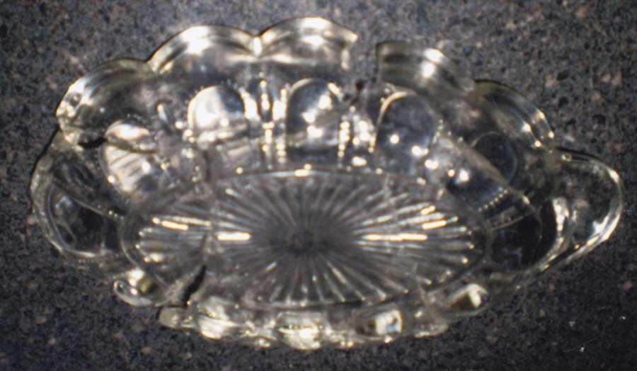 Michigan Clear Pickle Dish by US Glass-1