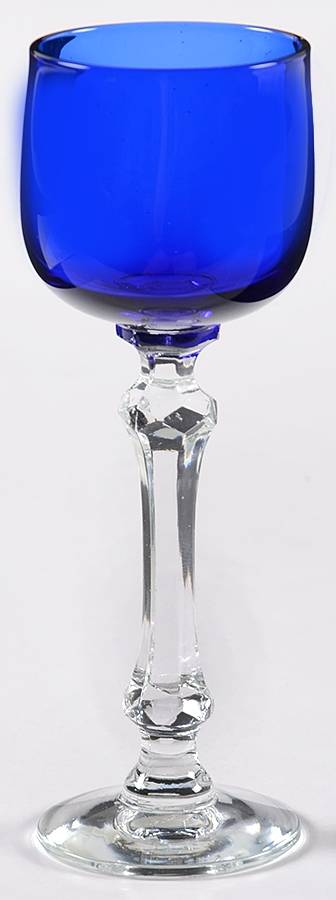 UNK390 Cobalt Cordial Glass by Unknown Manufacturer-1