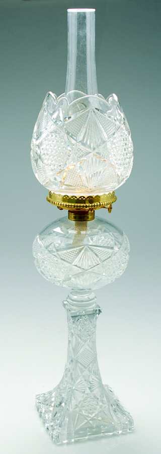 Illinois 36" Banquet Oil Lamp by US Glass-1