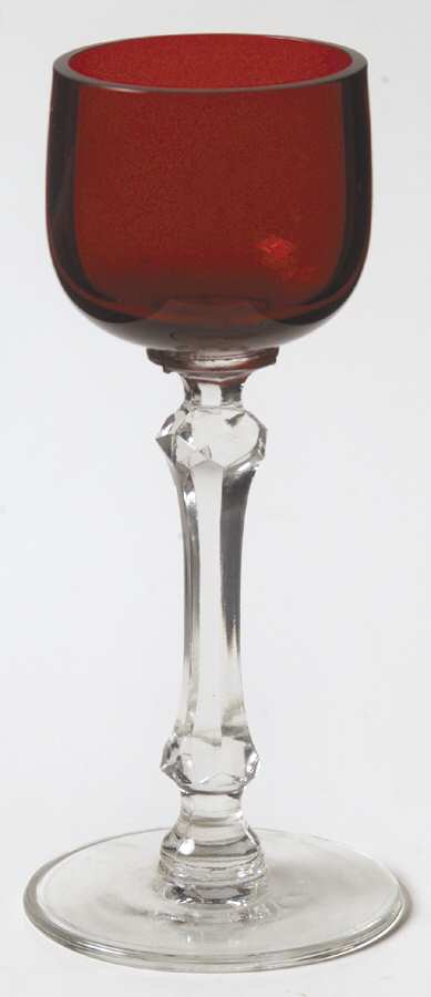 UNK390 Ruby Cordial Glass by Unknown Manufacturer-1