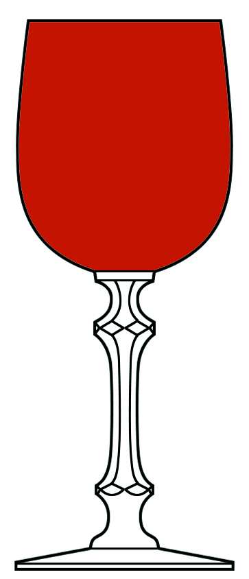 UNK390 Ruby Water Goblet by Unknown Manufacturer-1