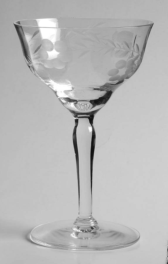 Mayfair Champagne/Tall Sherbet by Unknown Manufacturer-1