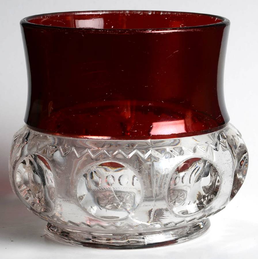 King's Crown Ruby Flash Open Spooner by US Glass-1