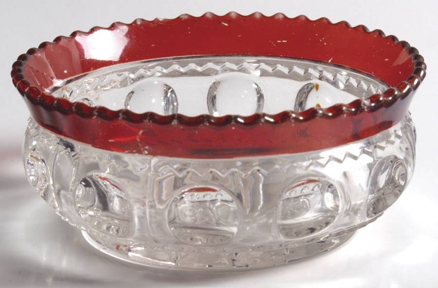 King's Crown Ruby Flash 4" Small Fruit/Dessert Bowl by US Glass-1